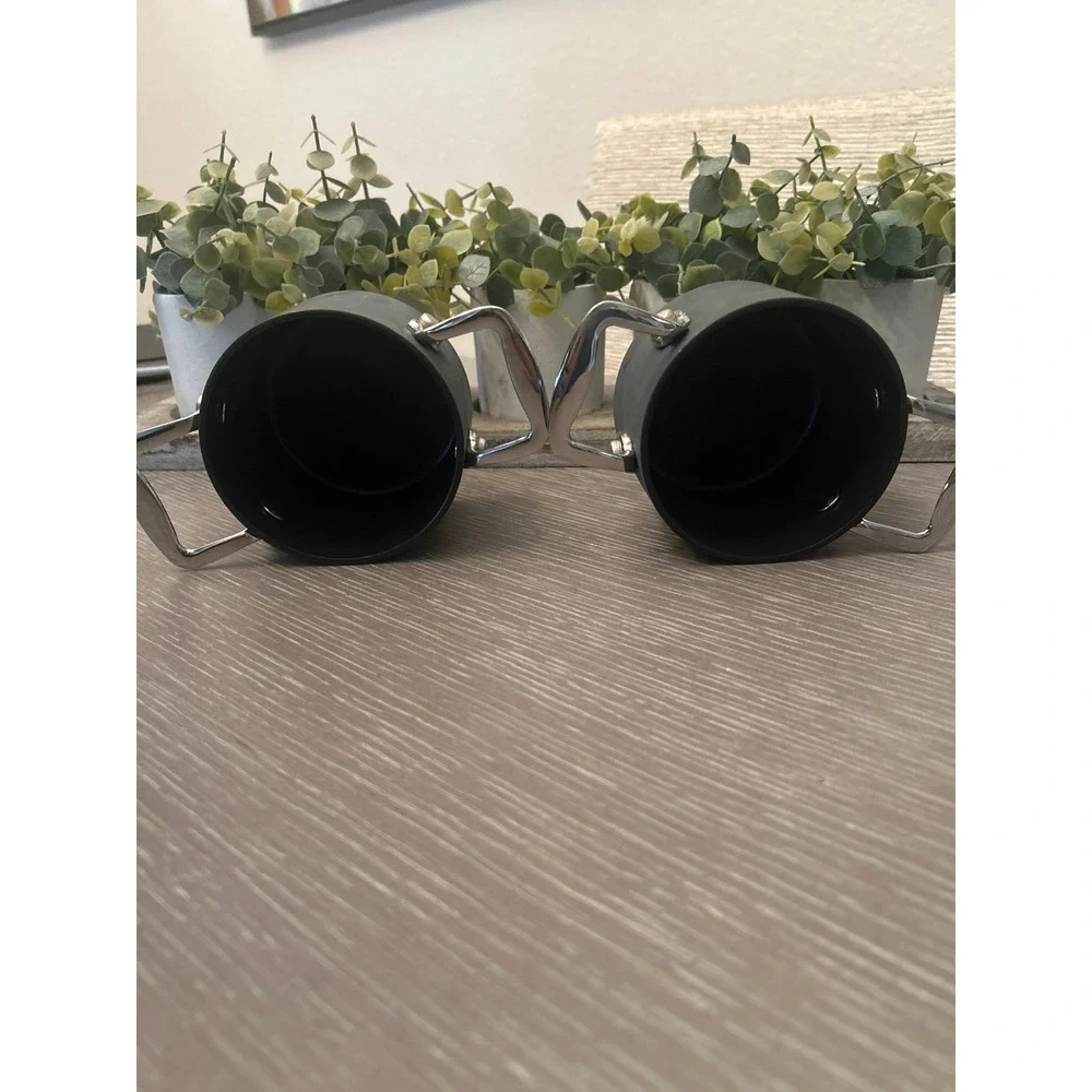 Set of 2‎ Cook's Essentials Mini Pots Hard Anodized Nonstick 5/8Qt/0.59L Handles